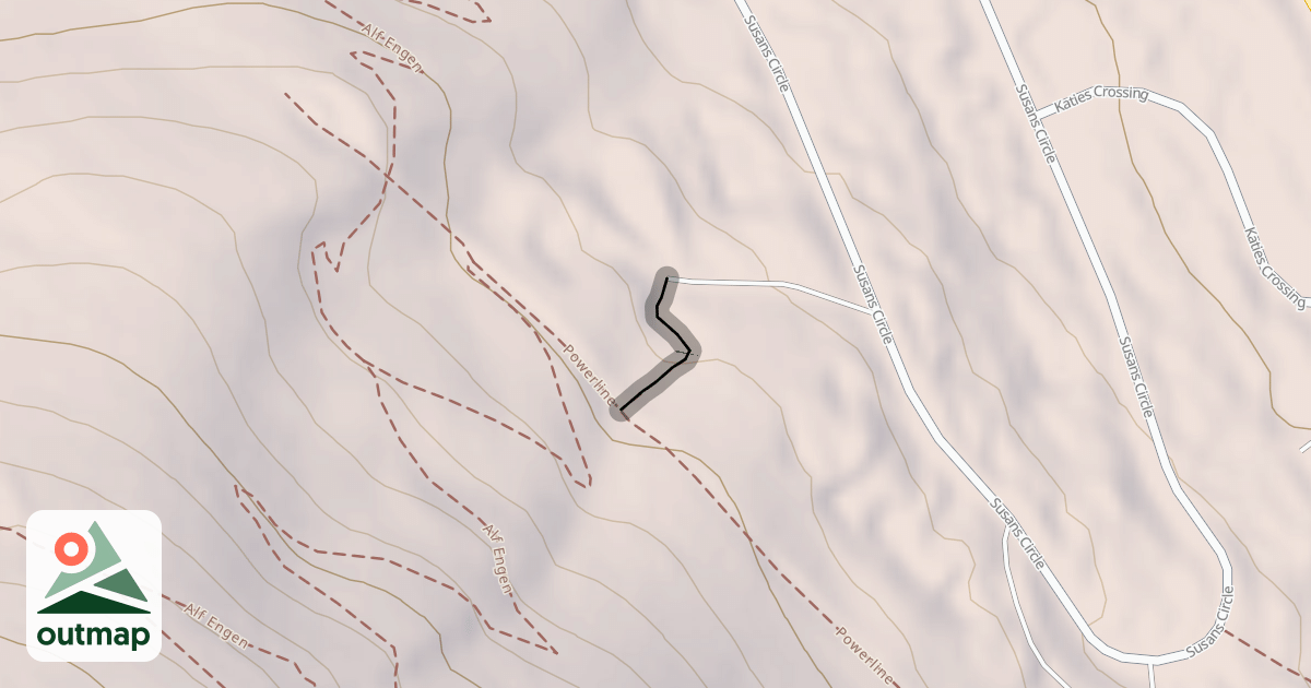 Map of Mishka's Trail