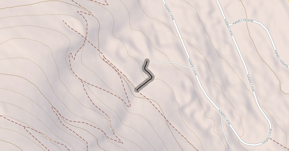 Map preview of Mishka's Trail