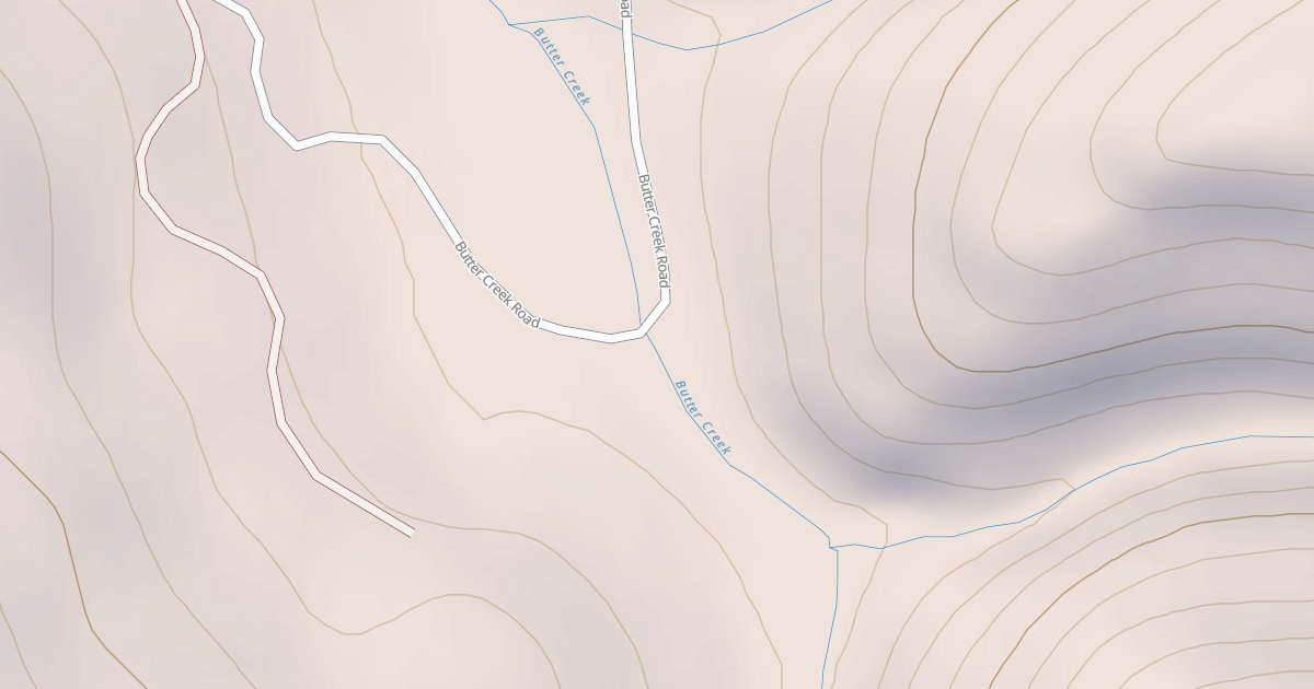 Map preview of BUTTER CREEK