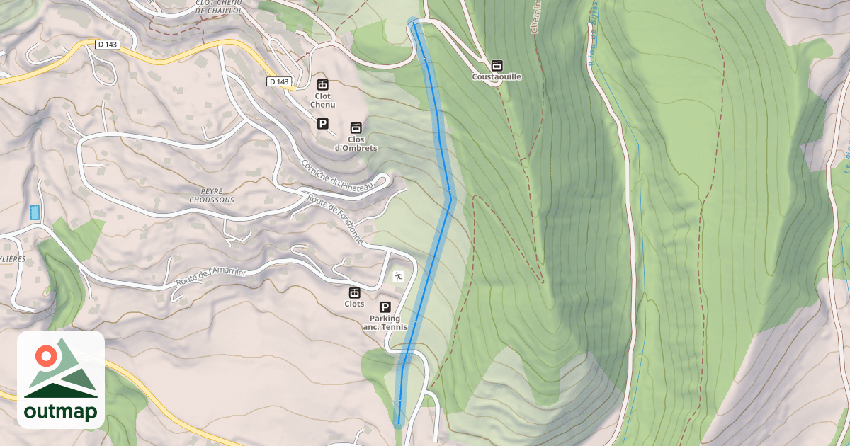 Map of Le Forest