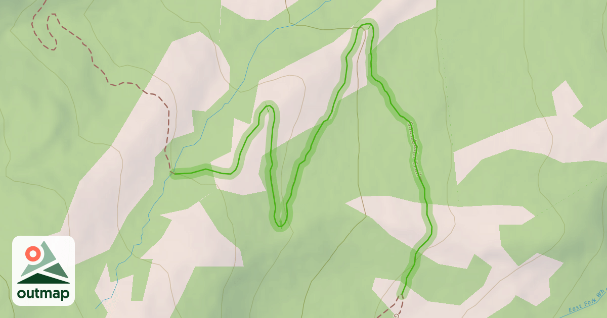 Map of Snowbasin Trail