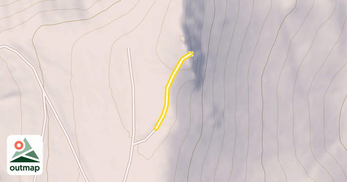 Map of Amabilis summit path