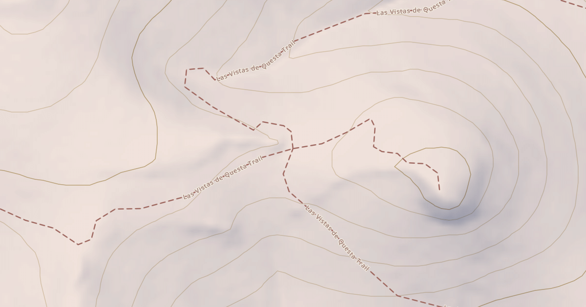 Map preview of Las Vistas De Questa Trail