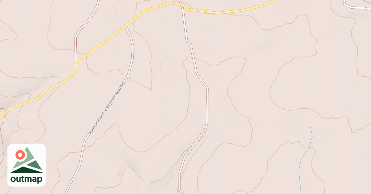 Map of USFS National Forest System Roads {F325F6A0-FF87-4E33-91F4-746471086EB9}