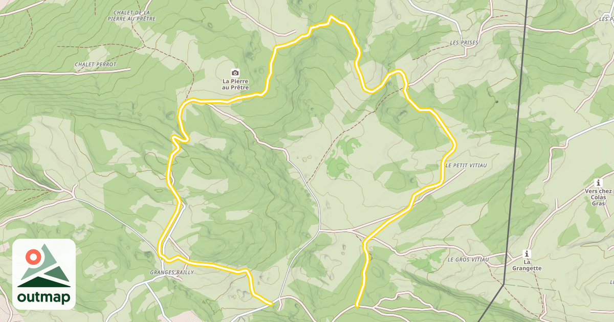 Map of Les Prises