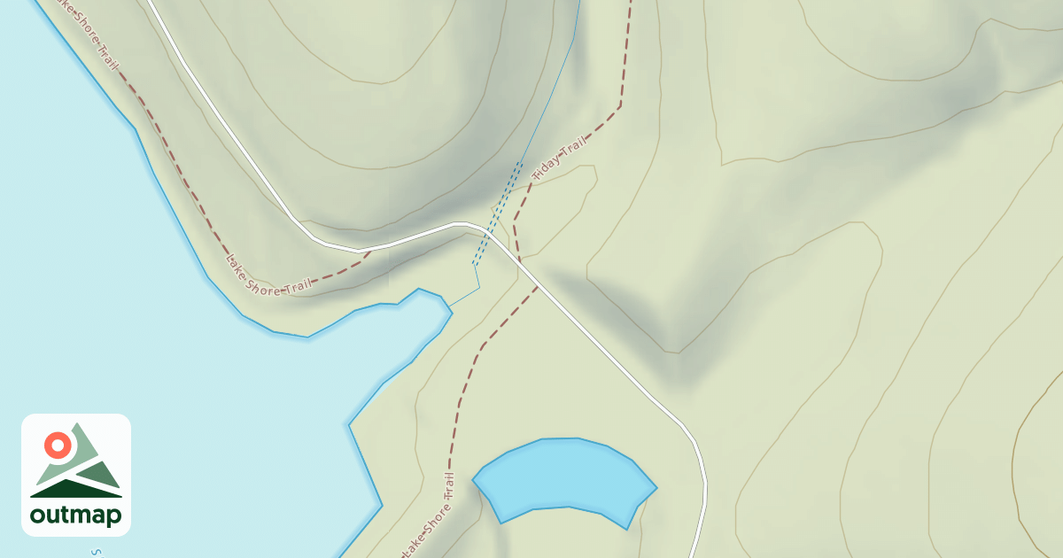Map of Shawnee State Park Trails