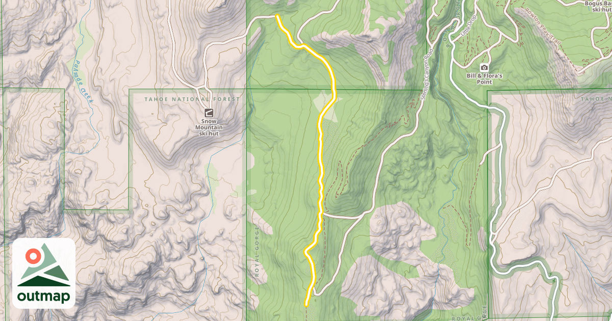 Map of Hellman Way