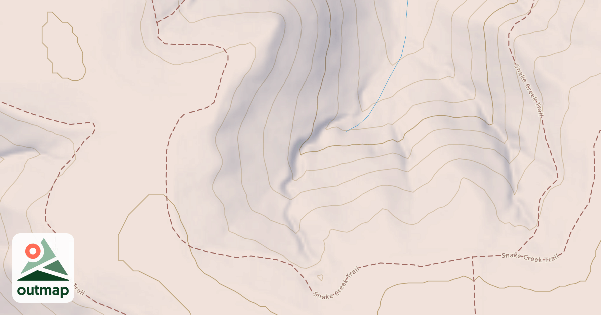 Map of Snake Creek Trail
