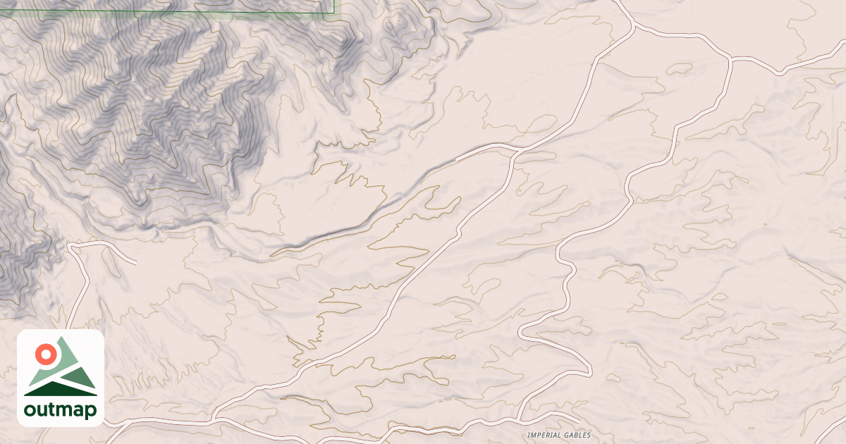 Map of BLM National GTLF Public Motorized Roads bcf9db25-bc58-4127-a90e-7dcea38e9ee6