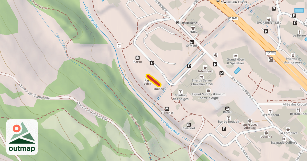 Map of Ourson
