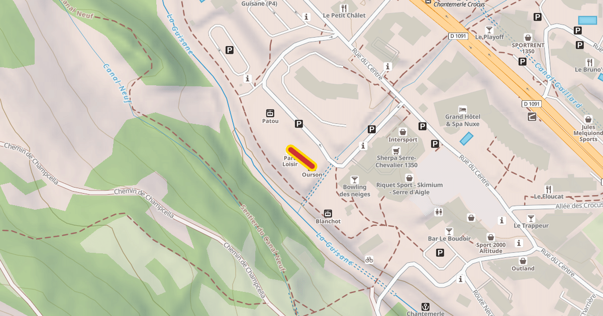 Map preview of Ourson