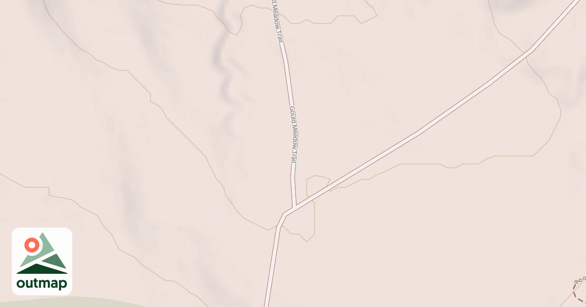 Map of Gould Meadow Trail