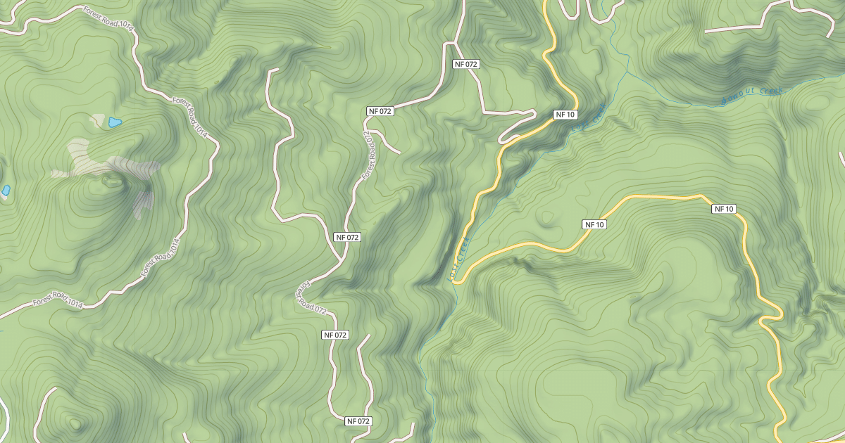 Map preview of LOST CREEK ROAD