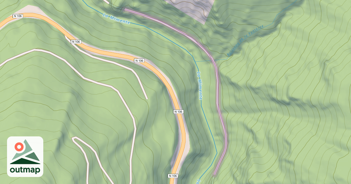 Map of Chemin de la Halle