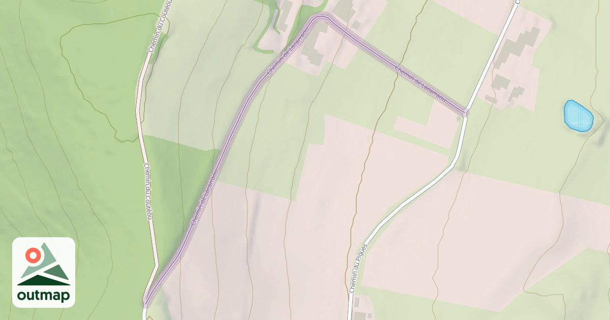 Map of Chemin de Lacarraou
