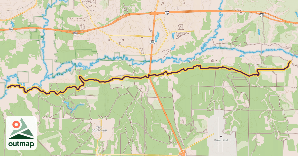 Map of Florida Trail