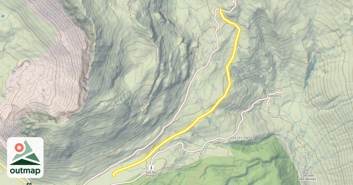 Map of Chalet Blanc