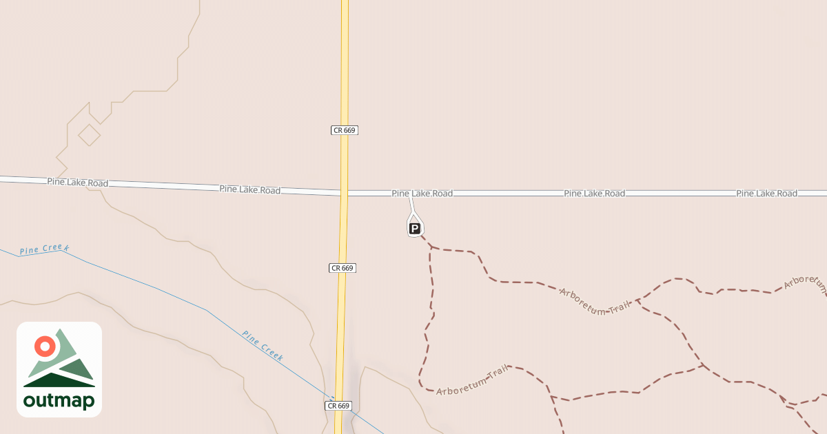 Map of MANISTEE ARBORETUM PARKING