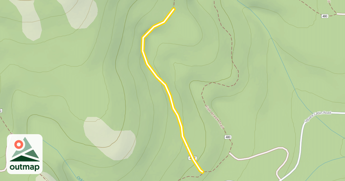 Map of Debbies Cuttoff