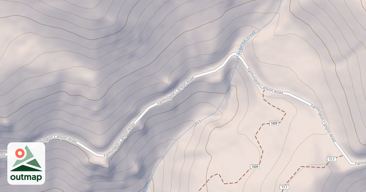 Map of FARMINGTON CANYON ATV