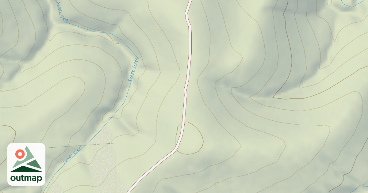 Map of 16049: Temblor Ridge