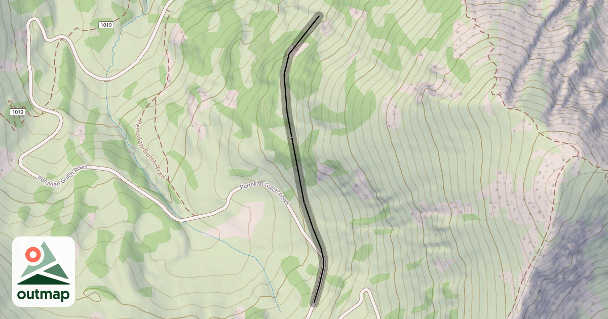 Map of Mid-Baldy Traverse