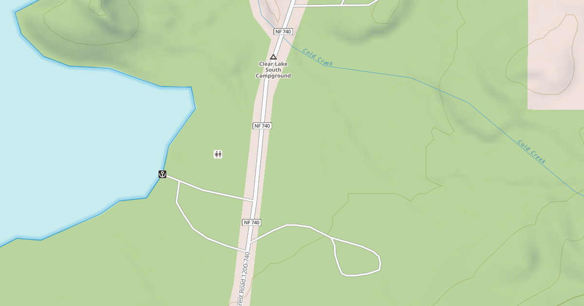 Map preview of USFS National Forest System Roads {7BE50152-C385-4434-B20B-C3ECC16315F5}