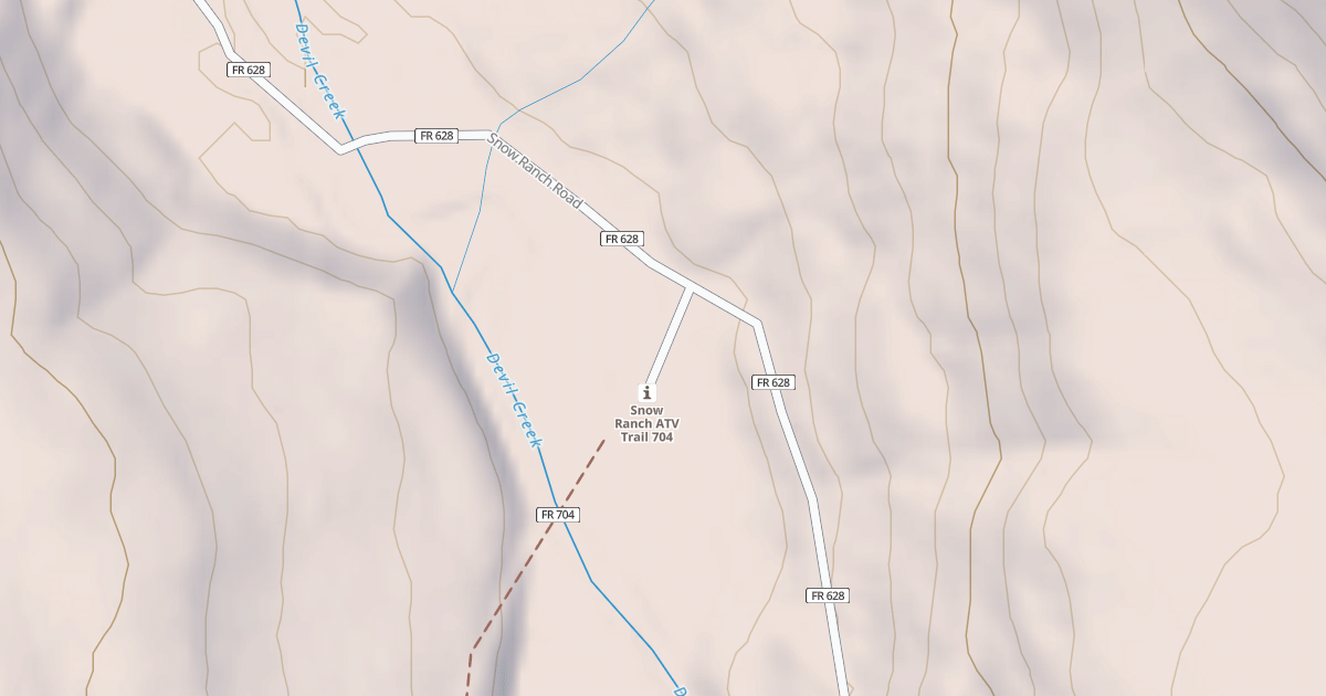Map preview of SNOW RANCH C