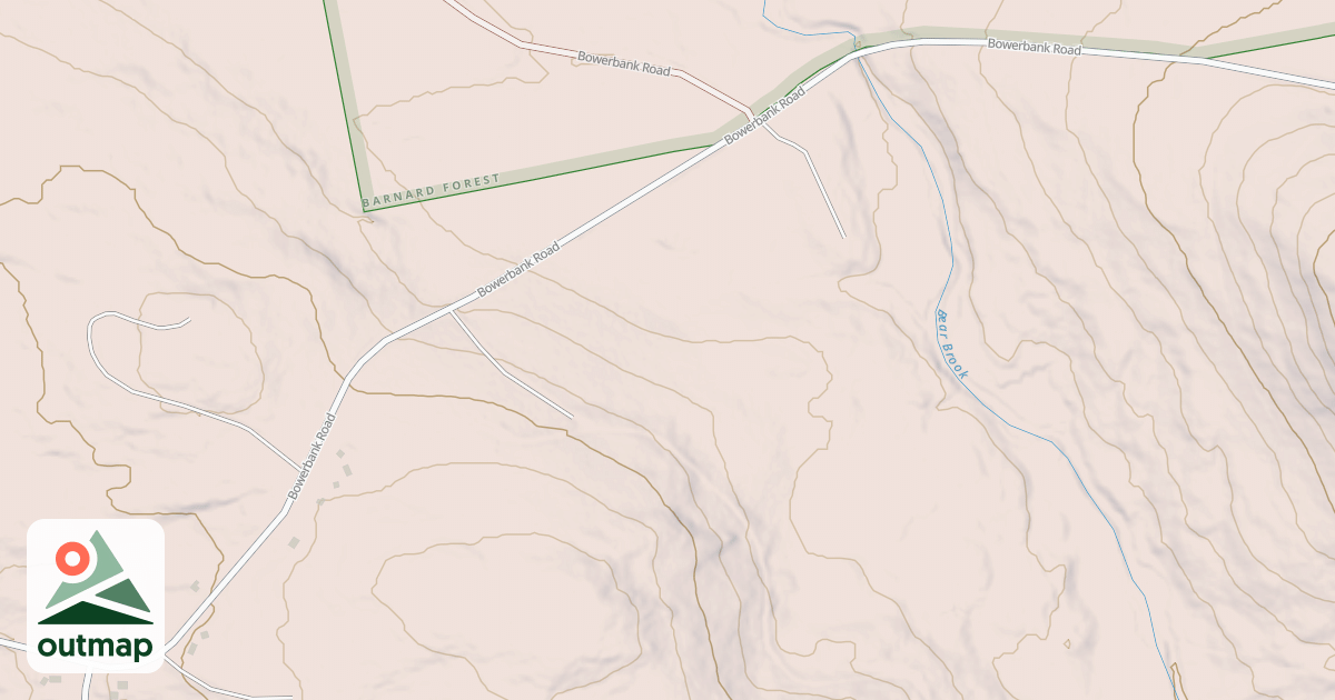 Map of Bowerbank Rd