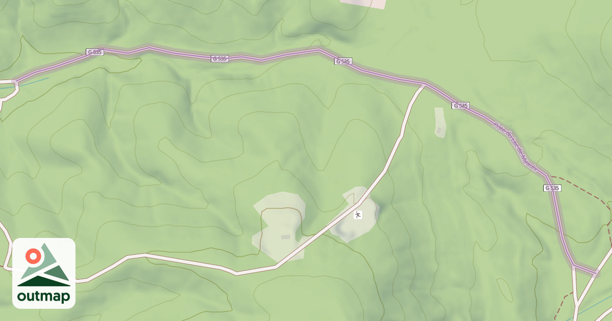 Map of Piste du Lac de Méaulx