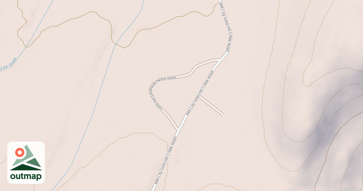 Map of GOLD HILL ENCLOSURE NORTH