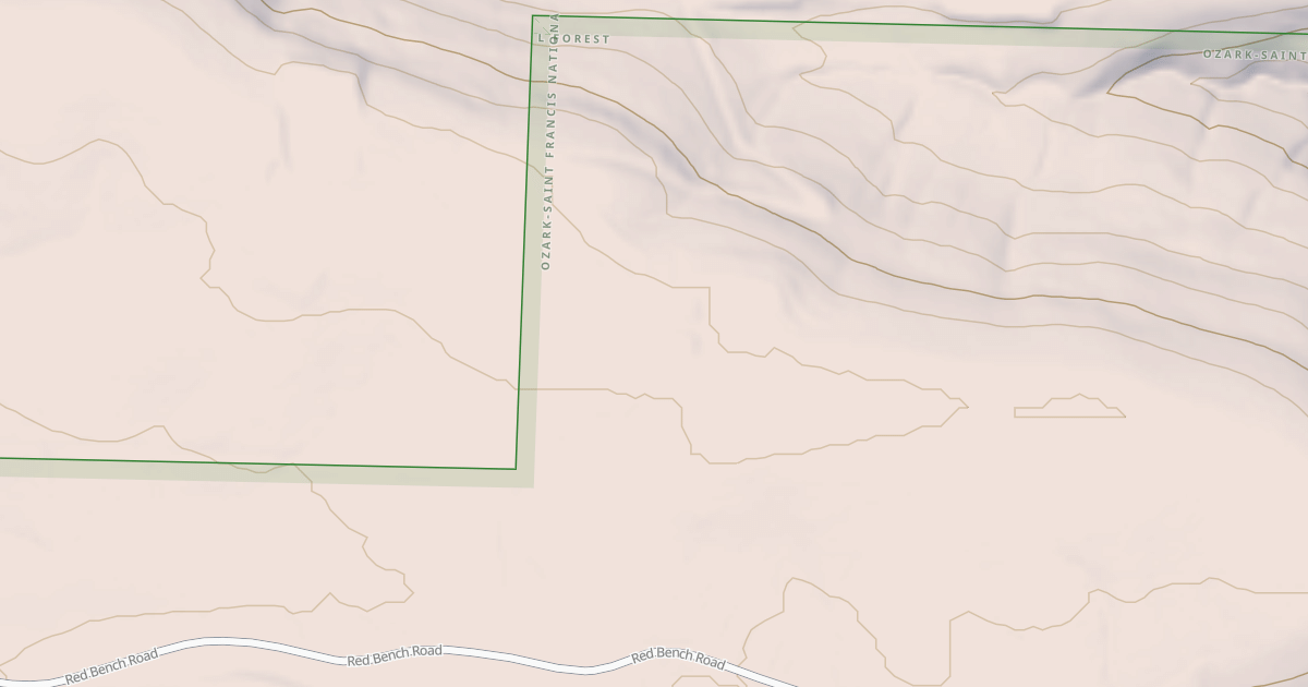 Map preview of USFS National Forest System Roads {D41F5F4A-5535-4866-9B1C-745C8CED4AC6}