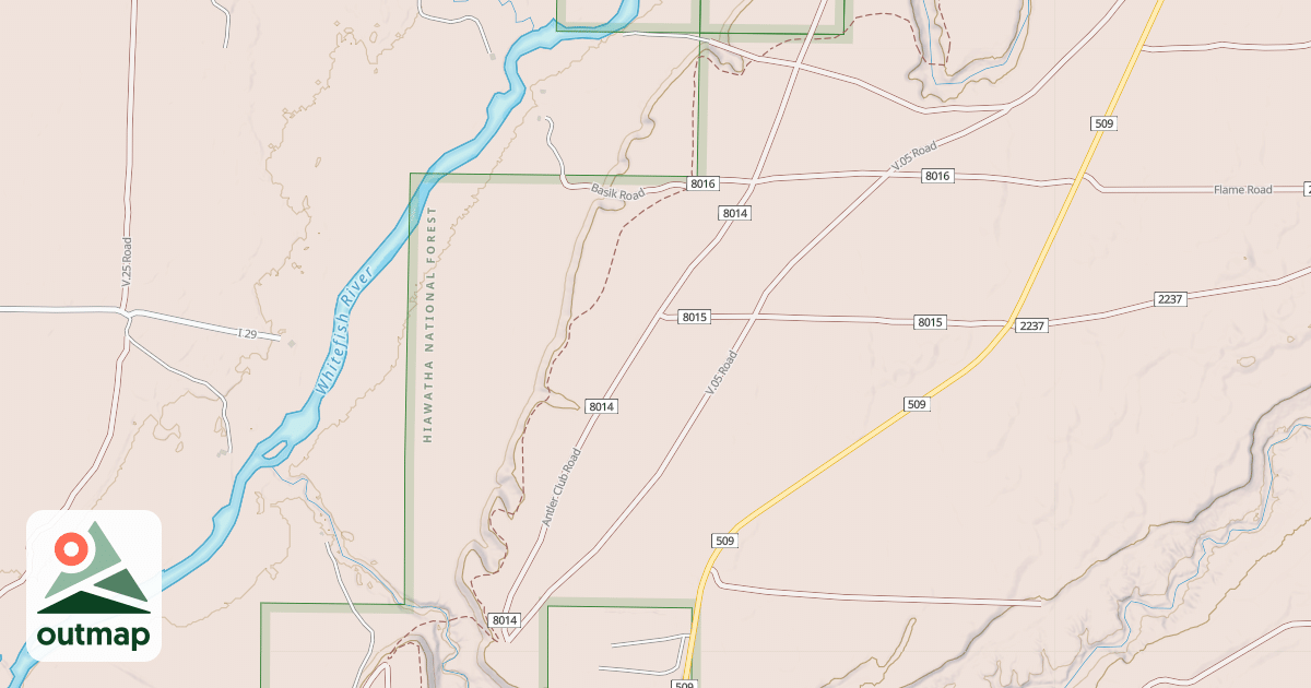 Map of ANTLER CLUB