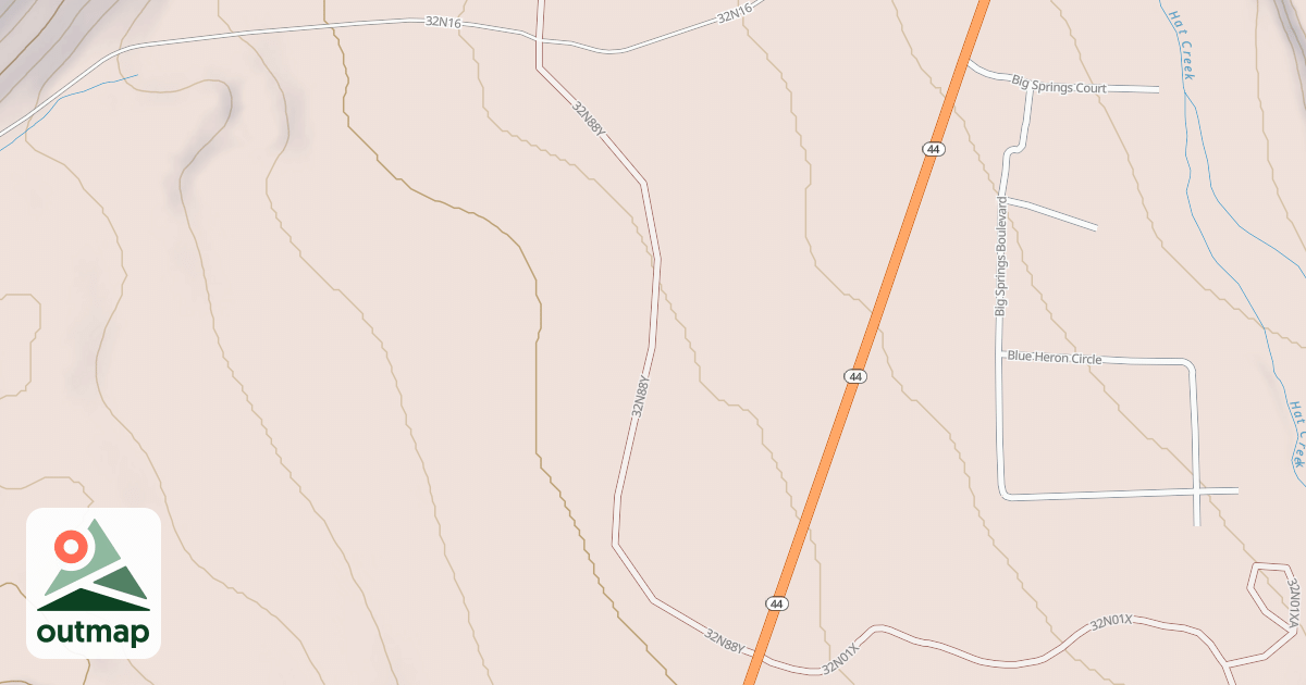 Map of BIG PINE