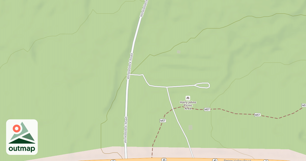 Map of Bald Eagle State Forest Snowmobile Trails