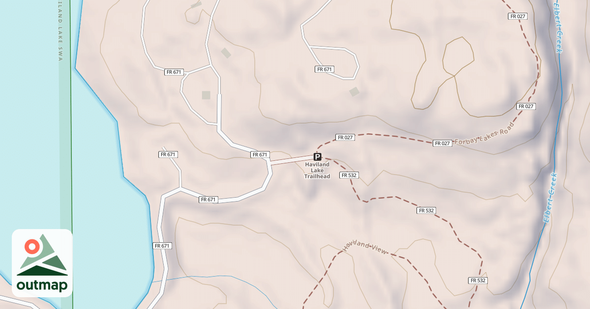 Map of FORBAY LAKES