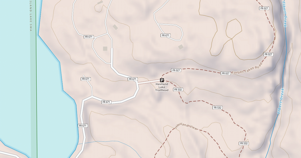 Map preview of FORBAY LAKES