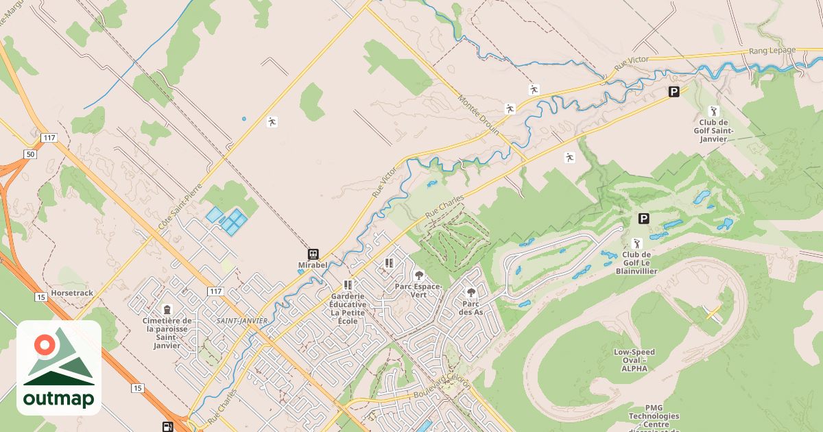 Map of motoneige