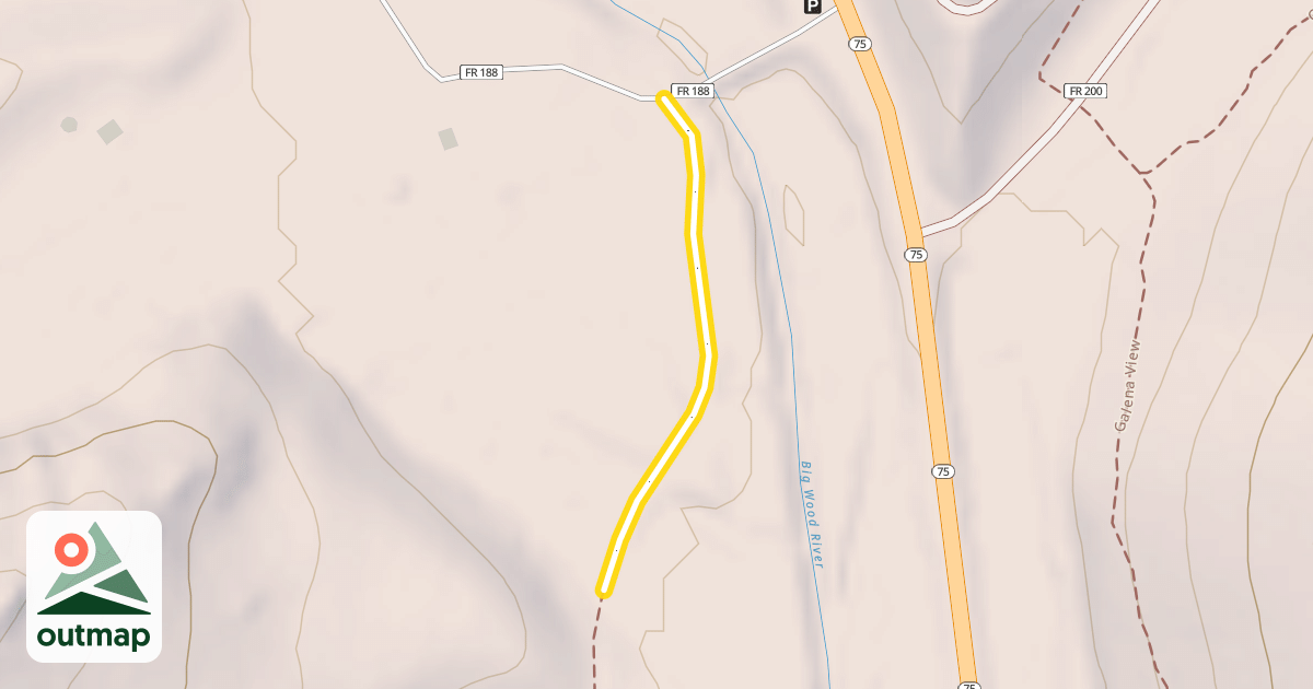 Map of Harriman Trail