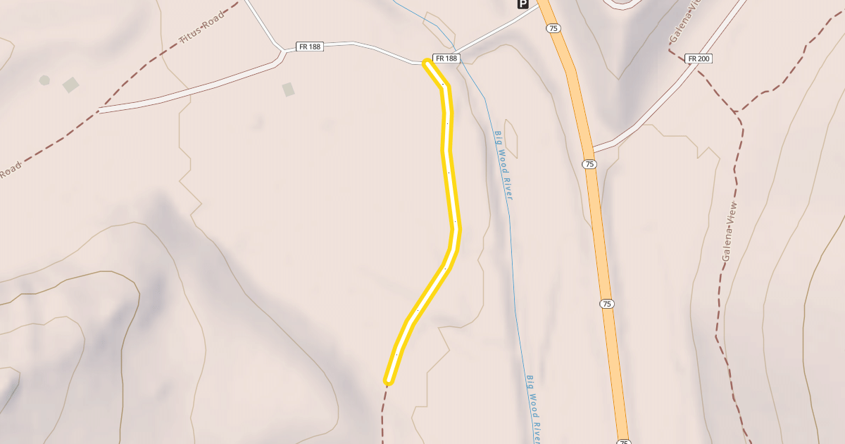 Map preview of Harriman Trail