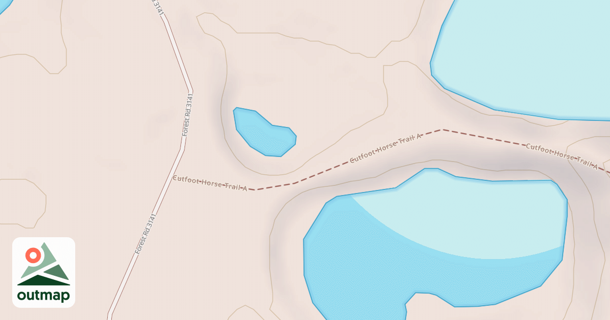 Map of FARLEY LAKE ROAD SPUR A