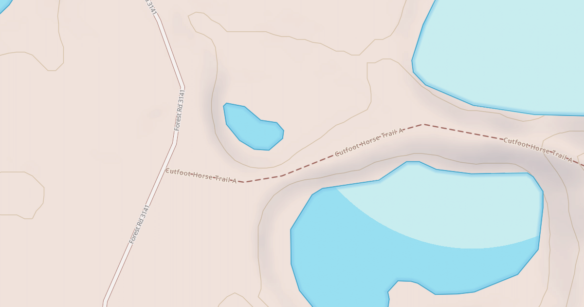 Map preview of FARLEY LAKE ROAD SPUR A