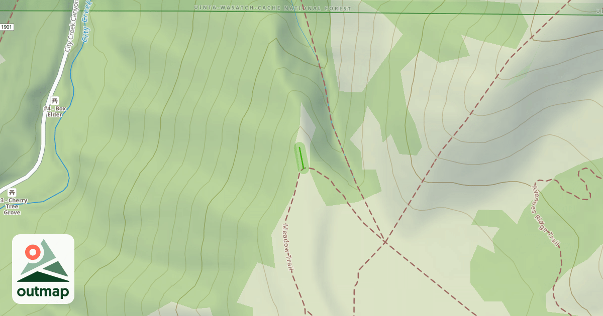 Map of Meadow Trail