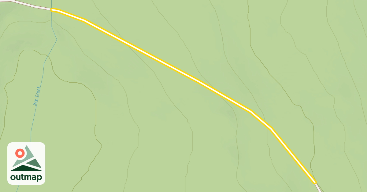 Map of National Forest Development Road 3650-050