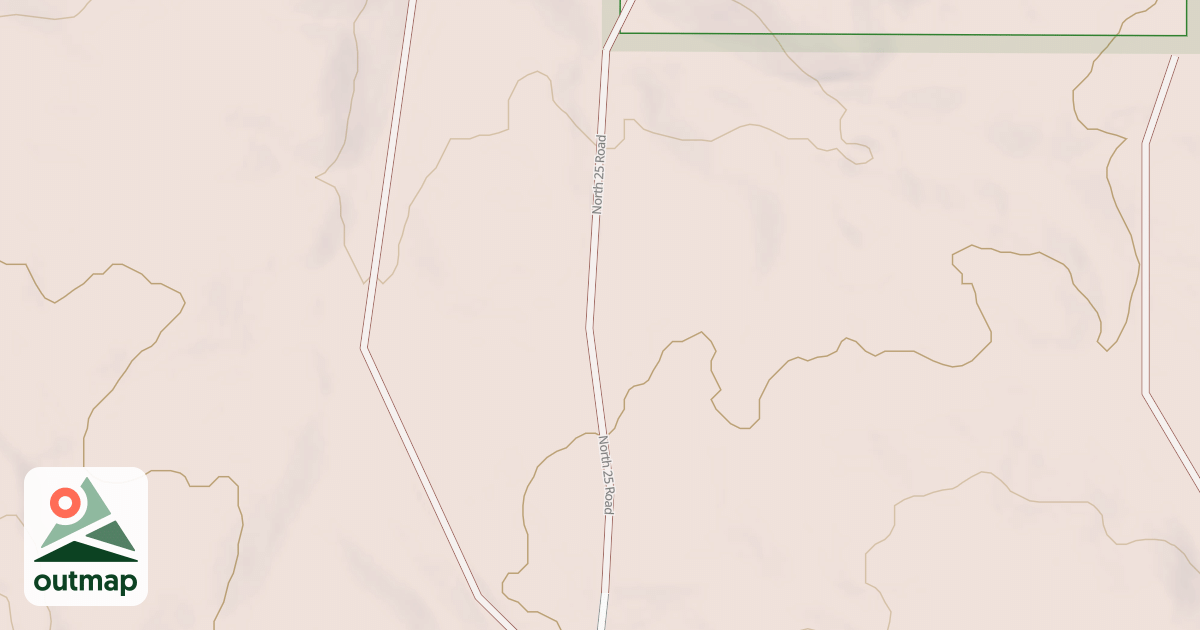 Map of COUNTY 25 ROAD