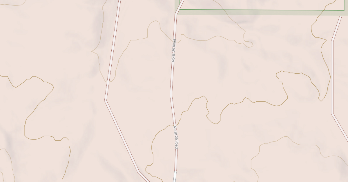 Map preview of COUNTY 25 ROAD