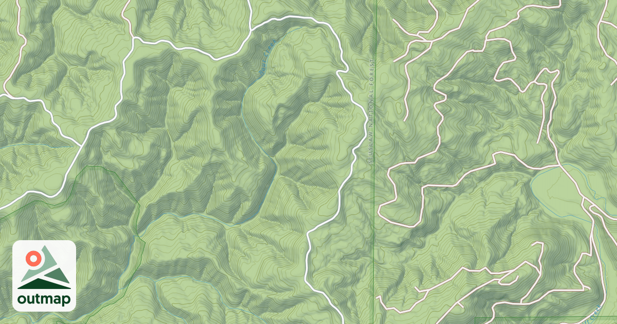 Map of USFS Motor Vehicle Use Map Roads {CCA2A618-C46A-4E31-8C81-C66388055279}