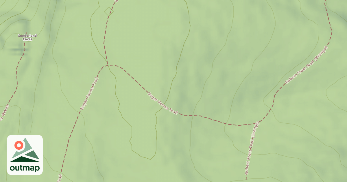 Map of Sugar Farms Trail