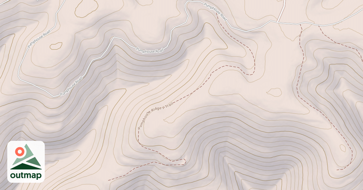 Map of Pumphouse Ridge I