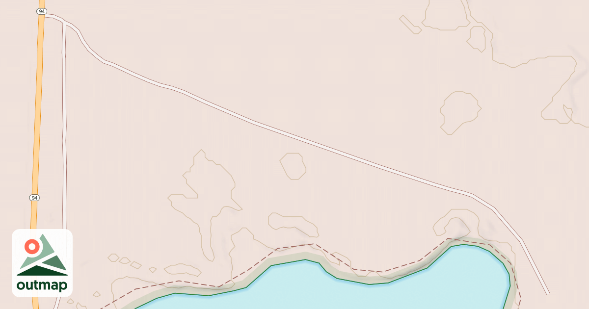 Map of COLWELL LAKE NORTH